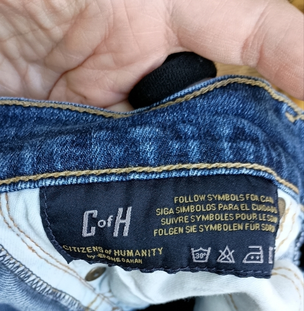 Citizens Of Humanity Classic Blue Straight Leg Women's Jeans_29 - Picture 7 of 8